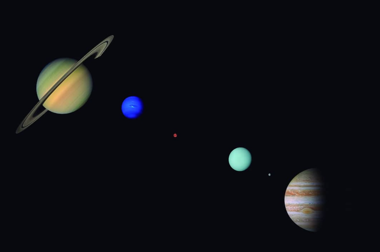 Alinhamento de seis planetas