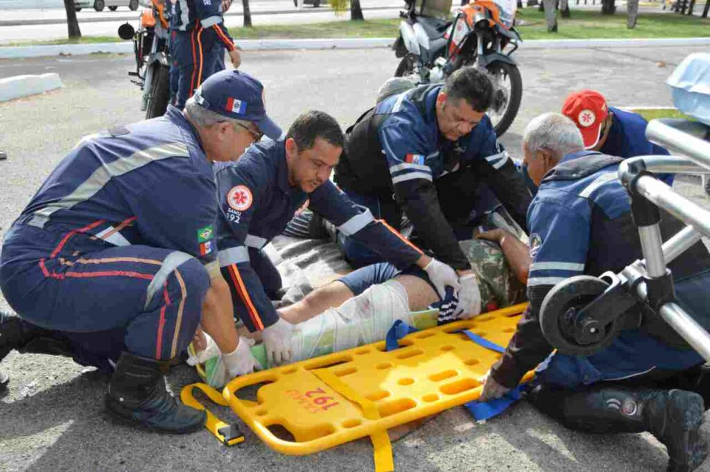 As vítimas de acidentes entre moto e animais são as que sofrem as maiores e mais graves lesões | @ Carla Cleto / Ascom Sesau