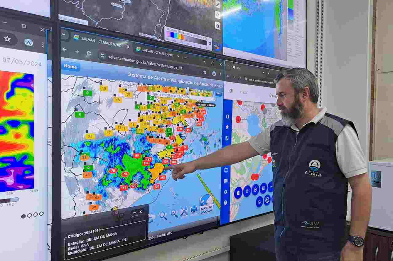 Semarh emite alertas meteorologico e hidrológico para o estado de Alagoas | Ascom Semarh